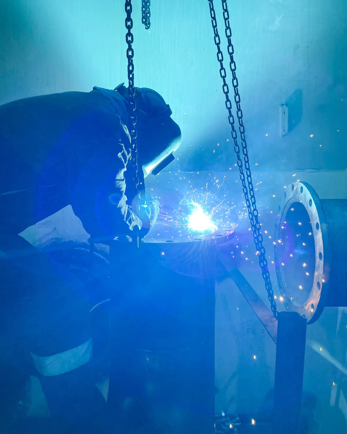 Orbital TIG-svets på rostfritt processrör